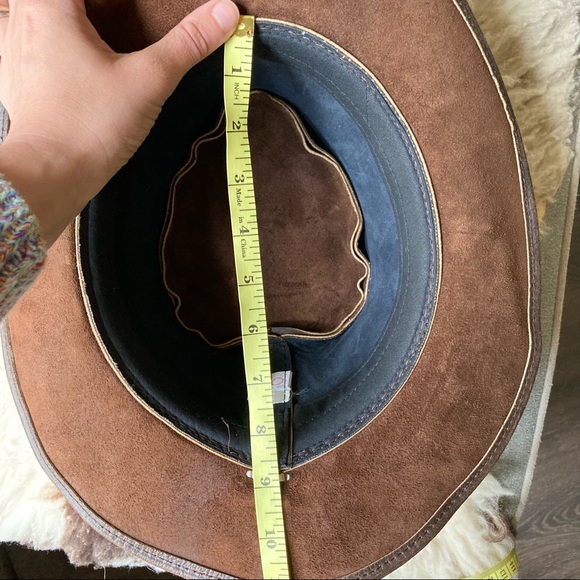 Badass Leather Western Hat - Picture 10 of 12